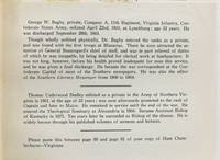 [WITH PUBLISHER'S SLIP] [CONFEDERACY] HAM CHAMBERLAYNE-VIRGINIAN: LETTERS AND PAPERS OF AN ARTILLERY OFFICER IN THE WAR FOR SOUTHERN INDEPENDENCE 1861-1865