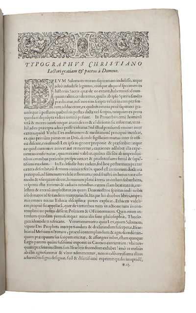 Regii quondam in Academia Parisiensi literarum Hebraicarum Professoris commentarij in Salomonis Prouerbia, Ecclesiasten & Canticum canticorum [Mercier] (+) Iesaias In Iesaiam Prophetam Commentarius pius & eruditus clarissimi viri D.D. Henrici Molleri ... (photo 3)