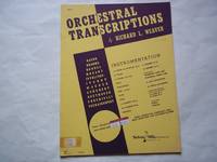 cover of Orchestral Transcriptions. Viola, Piano (conductor) completely cued solo violin part (for advanced players)