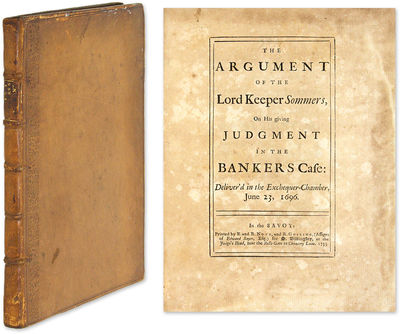 The Argument of the Lord Keeper Sommers, On His Giving Judgment..