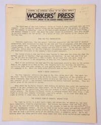 image of Workers' Press. The political organ of the Marxist-Leninist Collective