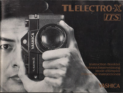 YASHICA TL EKLECTRO-X ITS. Instruction Booklet.