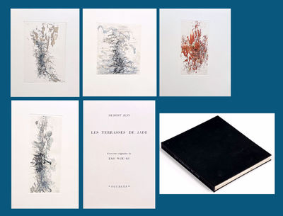 Paris: Sources, 1962. First edition. This elegant livre d'artiste features a complete suite of four ...