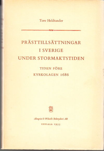 Prästtillsättningar i Sverige under…