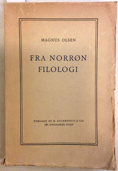 Fra norrøn filologi