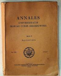 Annales Universitatis Mariae Curie-Sklodowska. Sectio E Agricultura Vol. XIX