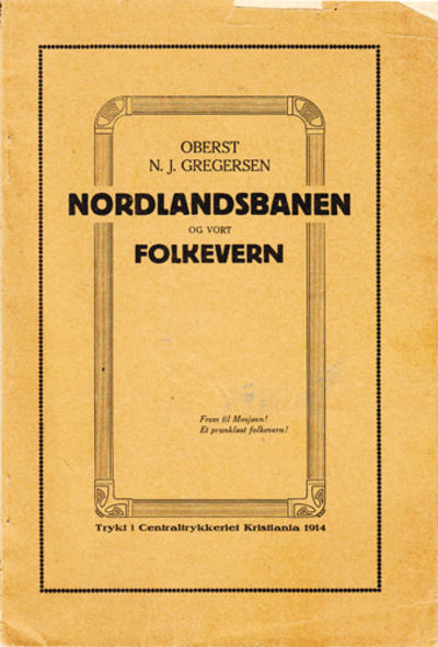Nordlandsbanen og vort folkevern. Frem til…