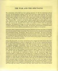 THE WAR AND THE SPECTACLE by [KNABB, Ken]. Bureau of Public Secrets - (1991)