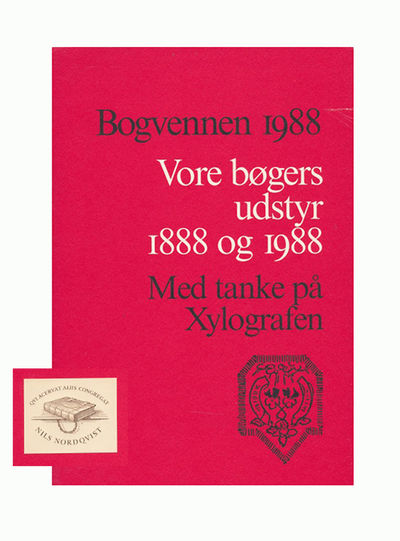 Bogvennen 1988. Vore bøgers udstyr 1888 og 1988.…