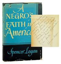 The Negro's Faith in America [Inscribed and Signed]