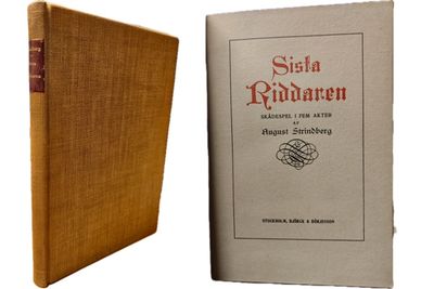 Sista riddaren. Skådespel i fem akter.