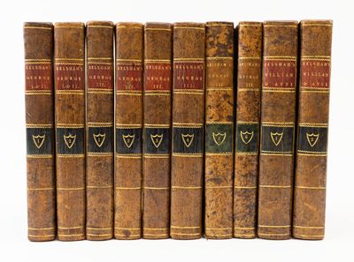 HISTORY OF GREAT BRITAIN FROM THE REVOLUTION TO THE ACCESSION OF THE HOUSE OF HANOVER. [bound uniformly with] MEMOIRS OF THE KINGS OF GREAT BRITAIN OF THE HOUSE OF BRUNSWICK-LUNENBURG. [bound uniformly with] MEMOIRS OF THE REIGN OF GEORGE III TO THE SESSION OF PARLIAMENT ENDING A.D. 1793