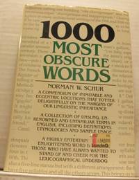 1000 Most Obscure Words.