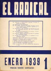 cover of El Radical. Revista Mensual Politico Cultural. No. 1 (January 1939) through No. 6/7 (August 1939) (all published)