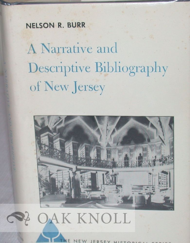 NARRATIVE AND DESCRIPTIVE BIBLIOGRAPHY OF NEW JERSEY.|A by NARRATIVE AND DESCRIPTIVE BIBLIOGRAPHY OF NEW JERSEY.|A by