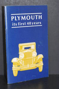 image of Plymouth; Its First 40 Years