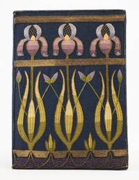 A DESK BLOTTER IN AN ARTS & CRAFTS EMBROIDERED BINDING