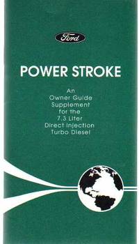 FORD 1995 F-SERIES POWER STROKE 7.3 Liter Direct Injection Turbo Diesel  Supplement by Ford Motor Company - 1996