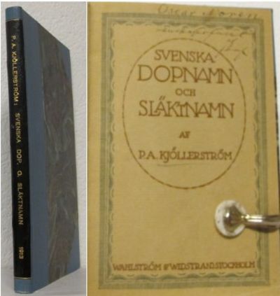 Svenska dopnamn och släktnamn.
