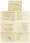 View Image 2 of 4 for Four plaquettes, illustrated by Miro, Picasso, Duchamp, and Valentine Hugo Inventory #173060