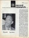 Record Research: The Magazine of Record Statistics and Information, Issue 25, November/December 1959