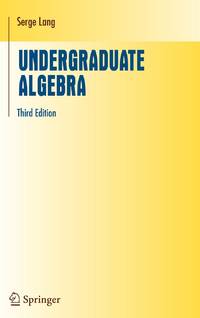 Undergraduate Algebra