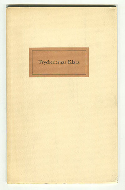 Tryckeriernas Klara. Ett särtryck ur…