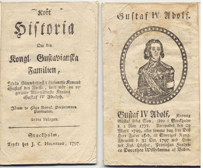 Kort historia om den kongl. gustavianska…
