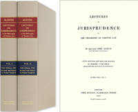 Lectures on Jurisprudence or the Philosophy of Positive Law. 5th ed.. by Austin, John; Robert Campbell (editor) - 2010