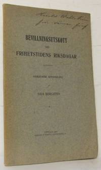 Bevillingsutskott vid frihetstidens riksdagar.