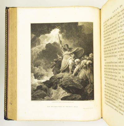 THE HOLY BIBLE. THE OLD TESTAMENT EMBELLISHED WITH ENGRAVINGS FROM PICTURES AND DESIGNS BY THE MOST EMINENT ENGLISH ARTISTS [with:] THE NEW TESTAMENT