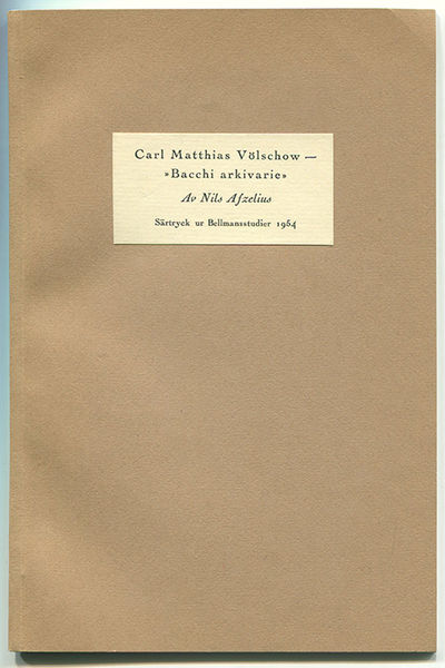 Carl Matthias Völschow – “Bacchi arkivarie”.…