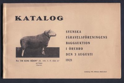 [Får] Katalog till Svenska fåravelsföreningens…