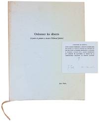 Ordonner les deserts (a partir de peintures et dessins d'Edmond Quinche) [Limited Edition, Signed by Pache and Quinche]
