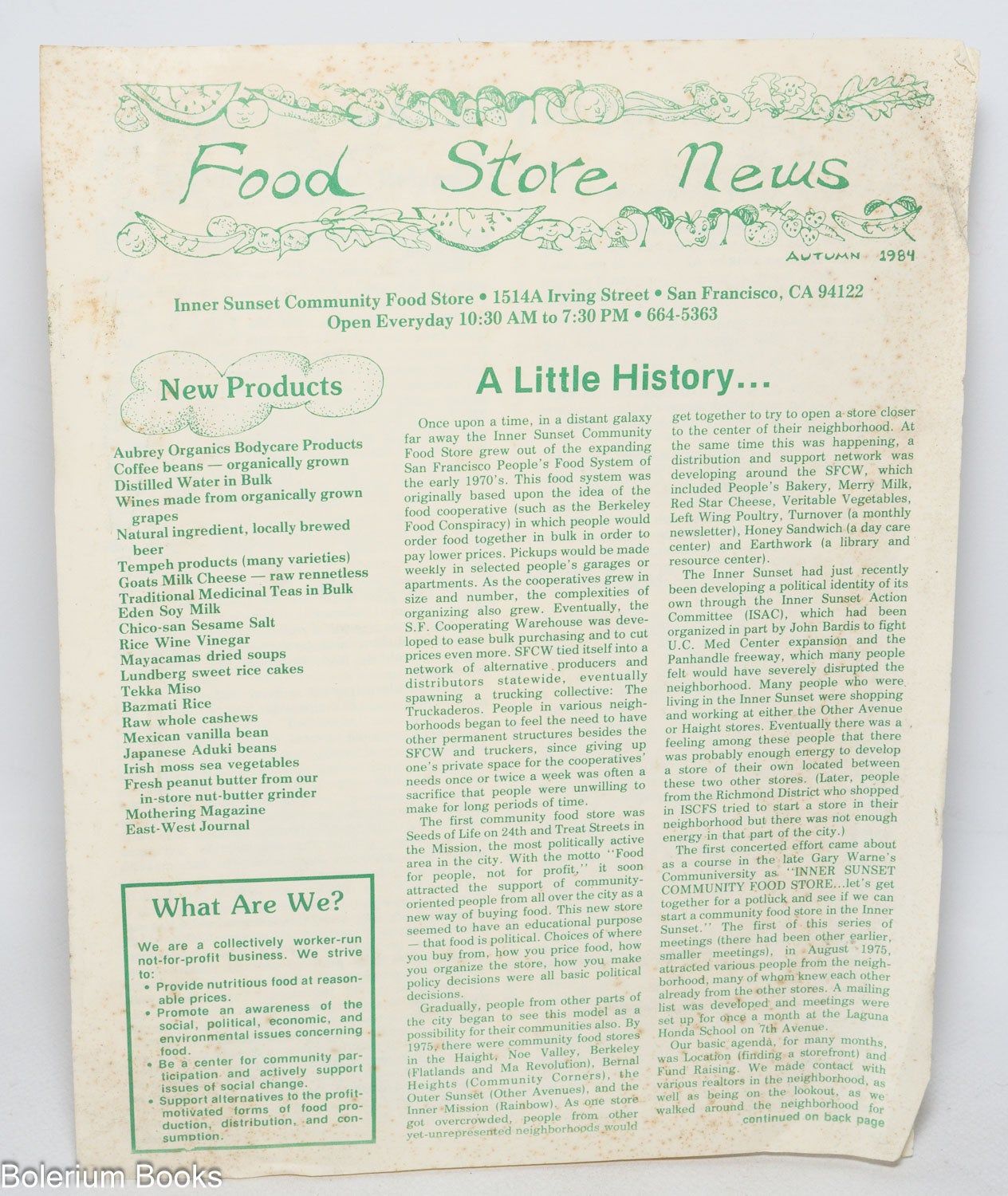 Food Store News (Autumn 1984)