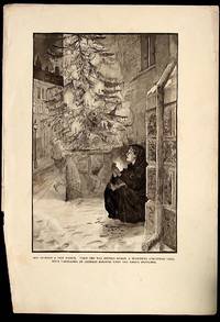 PRINT - Fairy Tales and Stories: "Then She Was Sitting Under a Beautiful Christmas Tree