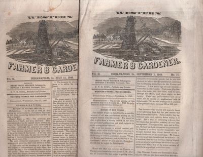 Western Farmer & Gardner. Vol. II. July 15, 1846. No. 14; Vol. II. September 1, 1846. No. 17