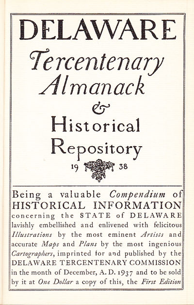 Delaware Tercentenary Almanack & Historical…