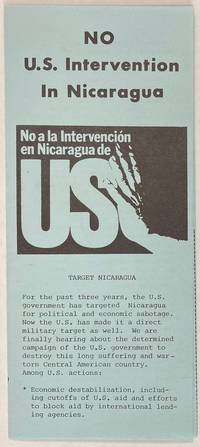 No US Intervention In Nicaragua - 