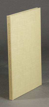 Fifty-five books printed before 1525 representing the works of England's first printers: an exhibition from the collection of Paul Mellon, January 17-March 3, 1968