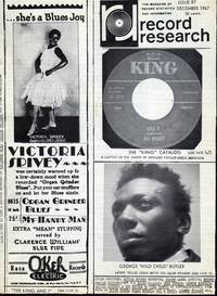 Record Research: The Magazine of Record Statistics and Information, Issue 87, December 1967 by Colton, Bob; Kunstadt, Len - 1967