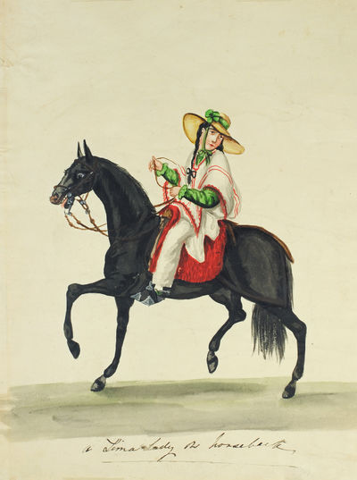 A Lima Lady on Horseback
