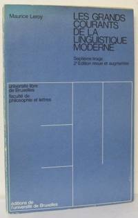 Les grands courants de la linguistique moderne.