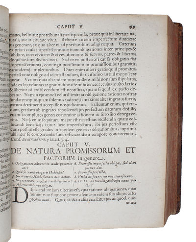 De Jure Naturae et Gentium Libri octo. Cum Gratia & Privilegio S. Caesareae Majestatis. - [THE STATE OF NATURE IS PEACE] (photo 3)