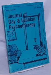 Journal of Gay & Lesbian Psychotherapy: vol. 1, #2, 1989