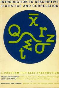 image of Introduction to Descriptive Statistics and Correlation; A Program for Self-instruction