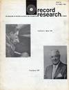 Record Research: The Magazine of Record Statistics and Information, Issue 30, October 1960