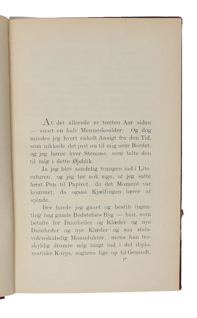 Ti Aar. Erindringer og Hændelser. - [DEDIKATIONSEKSEMPLAR.] (photo 5)