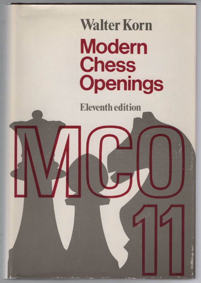 Modern Chess Openings (MCO11) by Walter Korn Hardcover 1972 from TurnThePage Books (SKU