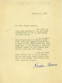 image of Typed Letter Signed 'Ramón Novarro' to James Coneys, (Ramón, b.1899 at Durango, Mexico, stage name of Ramon Gil Samanriegos)